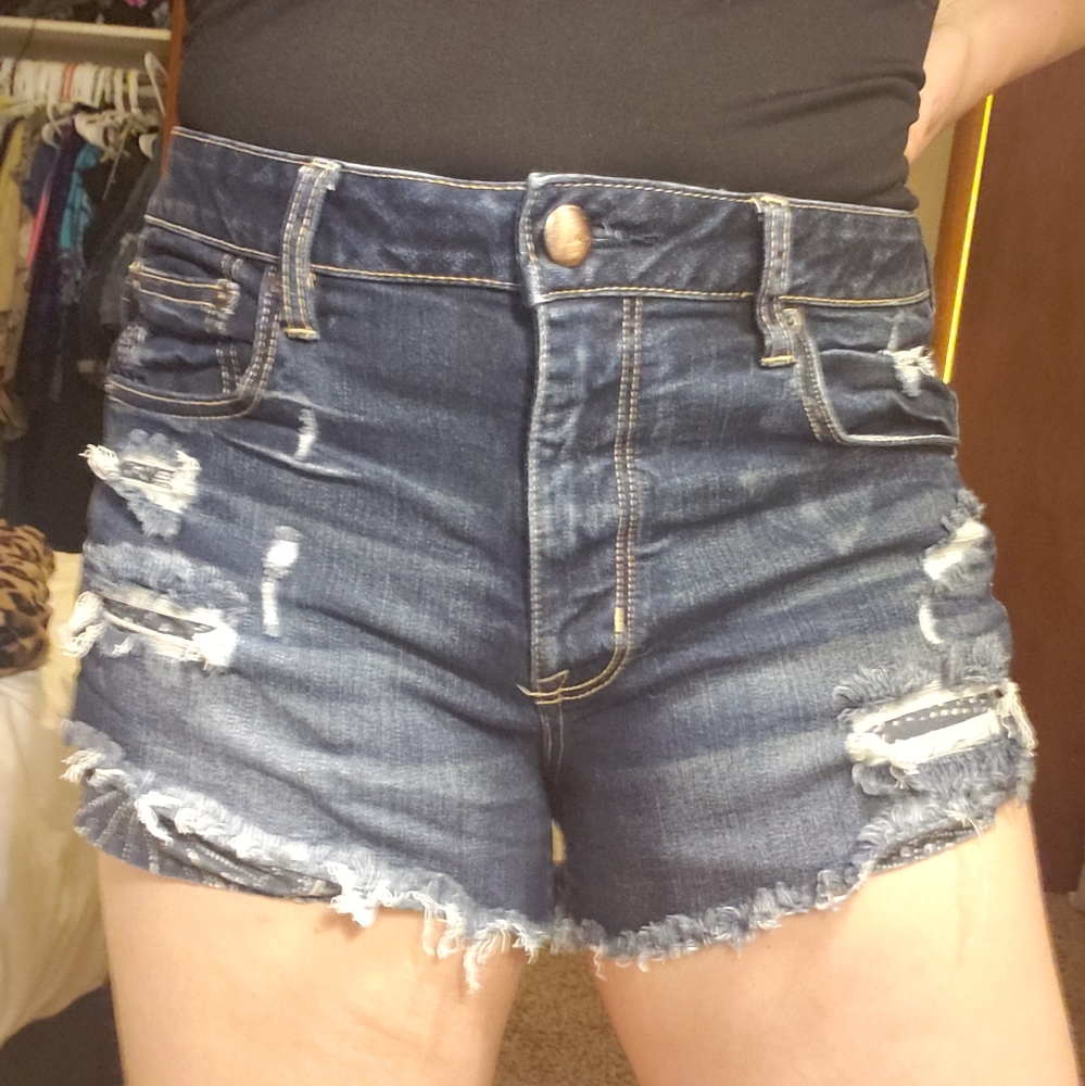 American Eagle Cut off Stretch Shorts Size 10